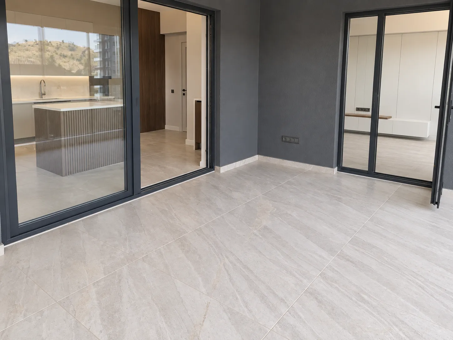 Lavinya Park Ovacık - Teras balkon, mutfak bağlantısı (gerçek fotoğraf)